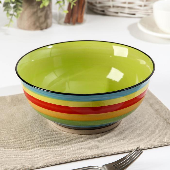 Салатник «Спектр», 1.5 л, керамика, МИКС - Фото 1