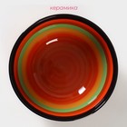 Салатник керамический Доляна «Индия», 1,5 л, d=21, цвет оранжевый - Фото 2