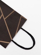 Пакет крафт под бутылку «Геометрия», 14×8×32 см - Фото 4