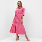 Платье женское MINAKU: Enjoy цвет ярко-розовый, р-р 44 - фото 1950624