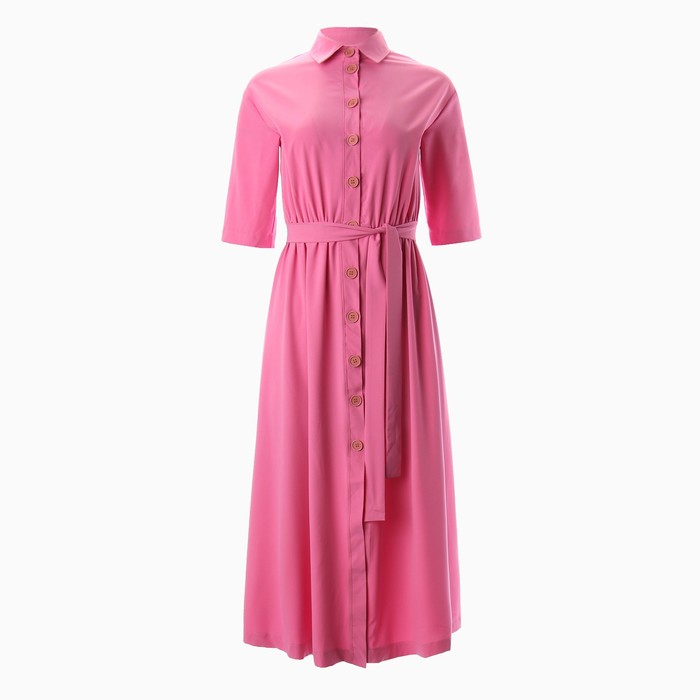 Платье женское MINAKU: Enjoy цвет ярко-розовый, р-р 44