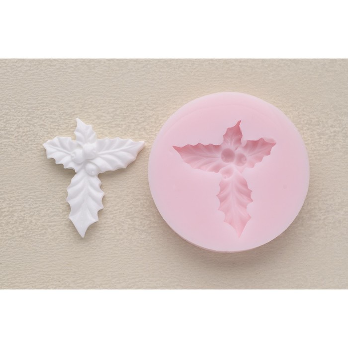 Молд силиконовый «Цветы», 40×35 мм