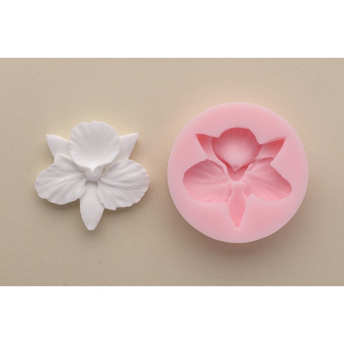 Молд силиконовый №1502 Цветы 42х47мм