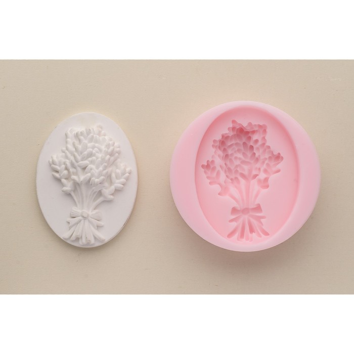 Молд силиконовый №1509 Цветы 73х55мм