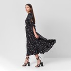 Платье миди женское MIST Flower, размер 48, чёрное - фото 42272518