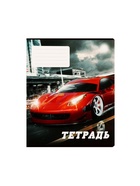 Комплект тетрадей из 10 штук, 24 листа в линию Calligrata "Street racing", обложка мелованный картон, ВД-лак, блок офсет, 5 видов по 2 штуки  (артикул 9410135)  большой выбор товаров оптом и в розницу по низким ценам с доставкой