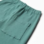 Костюм для девочки (свитшот, брюки) MINAKU цвет оливы, рост 134 см - Фото 12