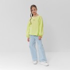 Джемпер для девочки MINAKU цвет лимонный, рост 98 см - Фото 3