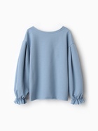 Свитшот для девочки MINAKU: Casual Collection, голубой, размер 122 см  (артикул 9549405)  большой выбор товаров оптом и в розницу по низким ценам с доставкой