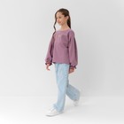 Джемпер для девочки MINAKU цвет пыльно-сиреневый, рост 98 см - Фото 4