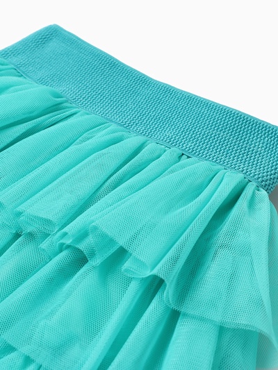 Юбка нарядная для девочки KAFTAN, бирюзовая, рост 86-92 см