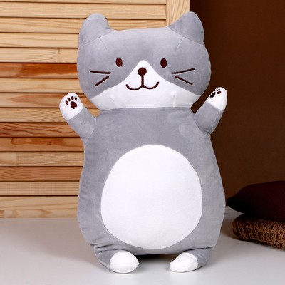 Мягкая игрушка «Кот», 45 см, цвет серый
