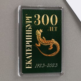 

Магнит акриловый "Екатеринбург 300 лет" 5,2 х 7,7 см.