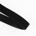 Липучка двусторонняя, 20 мм, 50 см, чёрная - Фото 4