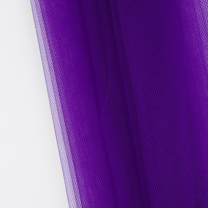 Фатин, 160 см, 11 ± 1 г/кв.м, 1 ± 0,2 м, цвет фиолетовый №12