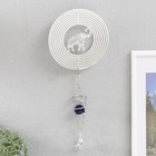 Ветряной колокольчик металл 3D "Ажурный слон" с бусиной 13,5х13,5х31 см - фото 1480425