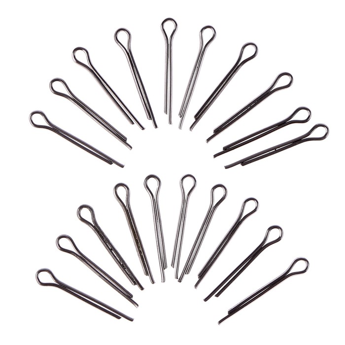 Шплинт О-образный для изготовления суставов игрушек, размер 1 шт. — 2.5×16 мм, набор 20 шт. - Фото 1