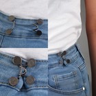 Крючок для сужения пояса, 1 шт. = 10 частей, 5×5 см, цвет чёрный - Фото 4