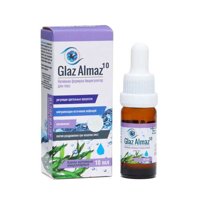 Мицеллярная вода для глаз Glaz Almaz, 10 мл