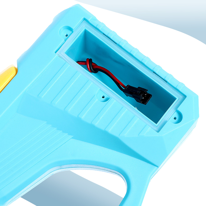 Водный бластер «Акула», работает от аккумулятора, цвет синий - фото 1907802701
