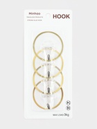 Крючки самоклеящиеся Доляна Gold, 4 шт., 6×6×2 см, прозрачные - Фото 5