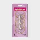 Крючки самоклеящиеся Доляна Gold, 4 шт., 6×6×2 см, прозрачные - Фото 8