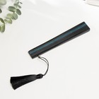 Веер дерево h=21,5 см "Цветы вишни" чёрный с голубым 9580876