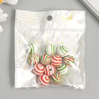 Бусины дерево для творчества "Круглые. Красные, зелёные узоры на белом" d=1,6 см набор 12 шт   95808 - фото 22558109 Бусины дерево для творчества "Круглые. Красные, зелёные узоры на белом" d=1,6 см набор 12 шт   95808 - фото 22558109