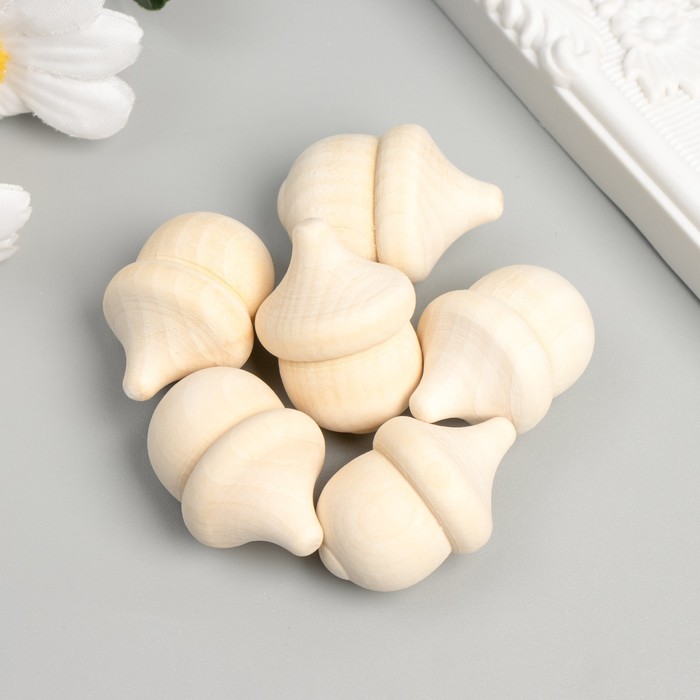 Декор для творчества «Жёлудь» 3.6×2.4 см - Фото 1