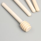 Декор для творчество дерево "Ложка для мёда" 8,9х1,9х0,8 см (комплект 2 шт) - фото 24342665