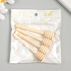 Декор для творчество дерево "Ложка для мёда" 8,9х1,9х0,8 см (комплект 2 шт) - фото 24342666