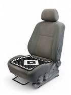 Накидка массажер TORSO на сиденье 42×42 см, дерево, черный с белым - Фото 6