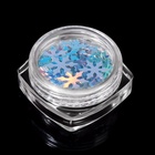 Пайетки для декора «Снежинки», голубые - Фото 6