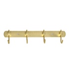 Вешалка CAPPIO CVF001, металлическая, четырехрожковая, цвет золотой - Фото 5