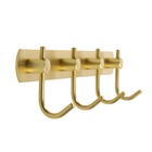 Вешалка CAPPIO CVF001, металлическая, четырехрожковая, цвет золотой - Фото 6