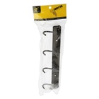 Вешалка CAPPIO CVF001, металлическая, четырехрожковая, цвет черный - Фото 8