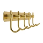 Вешалка CAPPIO CVP004, металлическая, пятирожковая, цвет золотой - Фото 6