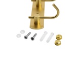 Вешалка CAPPIO CVP004, металлическая, пятирожковая, цвет золотой - Фото 7