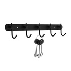 Вешалка CAPPIO CVP004, металлическая, пятирожковая, цвет черный - Фото 4