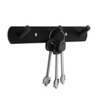 Вешалка CAPPIO CVT001, металлическая, трёхрожковая, цвет черный - Фото 4