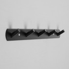 Вешалка CAPPIO CVP001, металлическая, пятирожковая, цвет черный - Фото 5