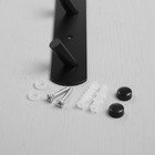 Вешалка CAPPIO CVP001, металлическая, пятирожковая, цвет черный - Фото 6