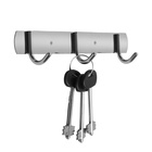 Вешалка CAPPIO CVT002, металлическая, трёхрожковая, цвет хром - Фото 3