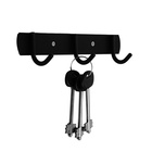 Вешалка CAPPIO CVT002, металлическая, трёхрожковая, цвет черный - Фото 4