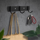 Вешалка CAPPIO CVT002, металлическая, трёхрожковая, цвет черный - Фото 2