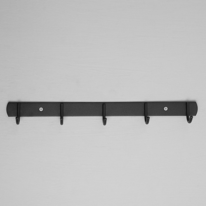 Вешалка с пятью крючками CAPPIO VC102, цвет черный