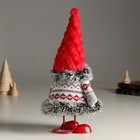 Кукла интерьерная "Дед Мороз в вязанном кафтане с узорами" 26 см - Фото 3