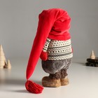 Кукла интерьерная "Дедушка Мороз в длинном колпаке с кисточкой" 24,5 см - Фото 5