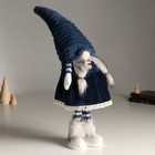 Кукла интерьерная "Бабусечка в синем сарафане и колпаке" 54 см - Фото 2