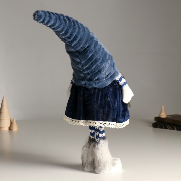Кукла интерьерная "Бабусечка в синем сарафане и колпаке" 54 см - фото 1907802809